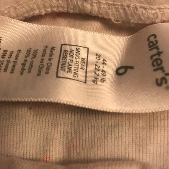 Carter’s size 6 girls elephant PJs sent - Picture 7 of 11